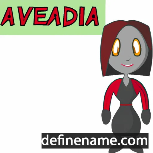 cartoon of the name Advena