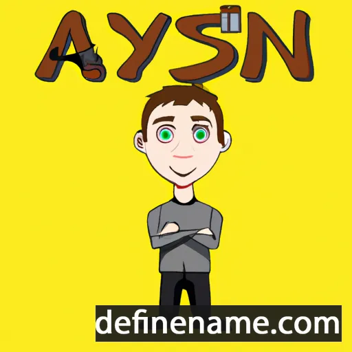 cartoon of the name Adysyn