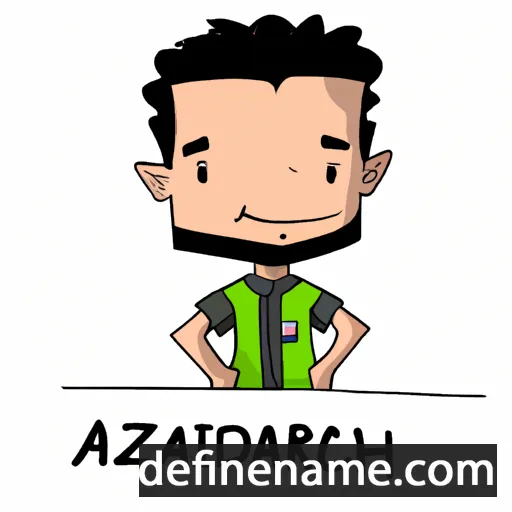 cartoon of the name Adzhar