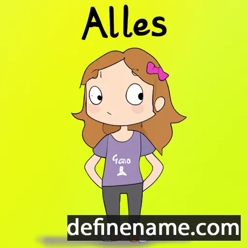 cartoon of the name Aélis