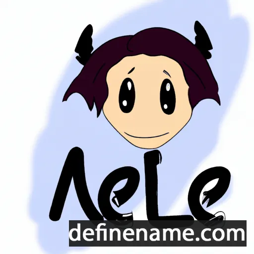 cartoon of the name Aël