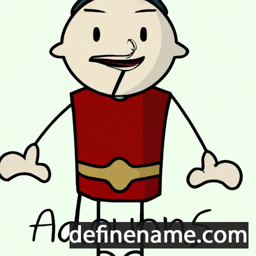 cartoon of the name Æduinus