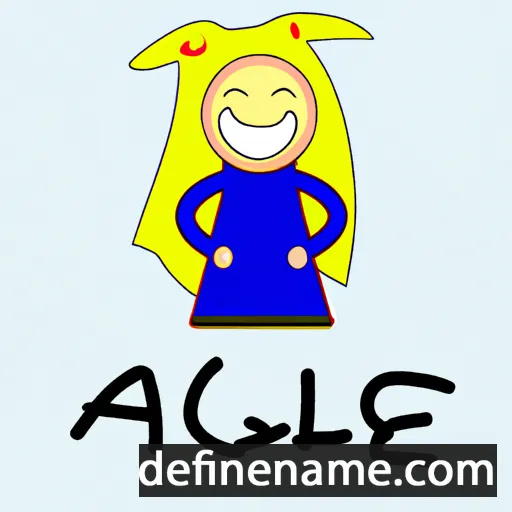 cartoon of the name Ægli