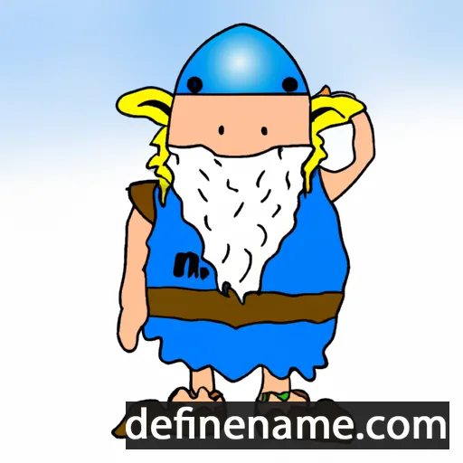 cartoon of the name Æinarr