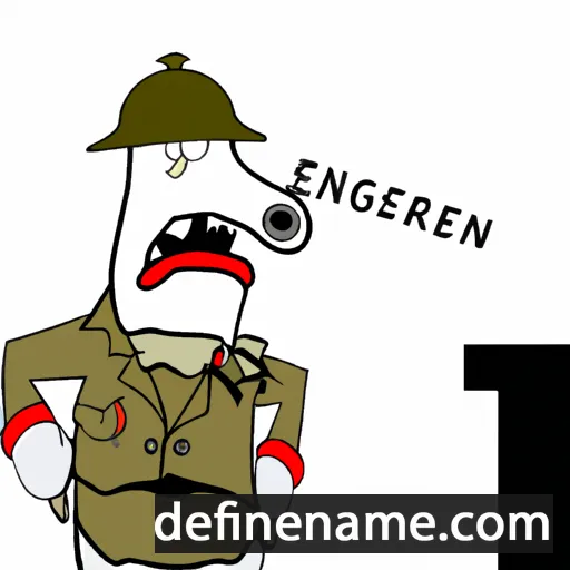 cartoon of the name Ænglandsfari