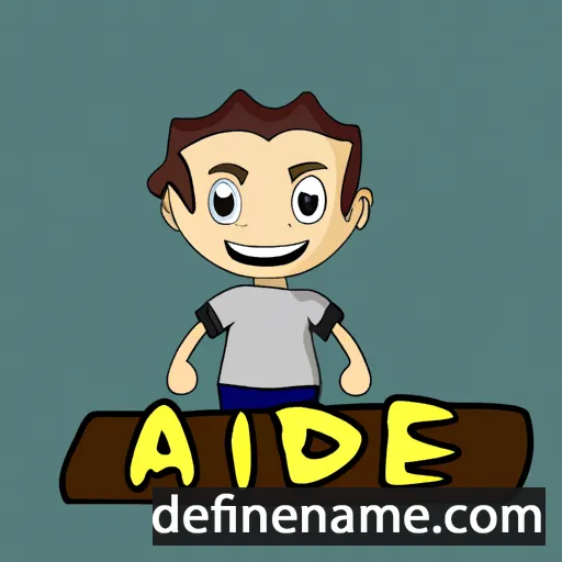 cartoon of the name Aedie