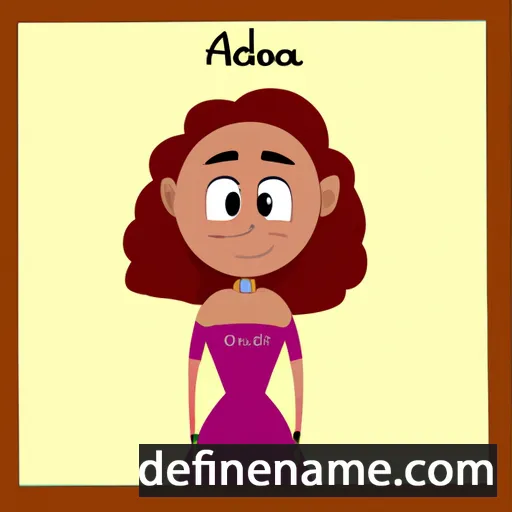 cartoon of the name Aedona