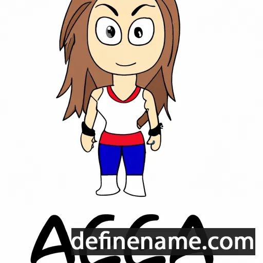 cartoon of the name Aegea