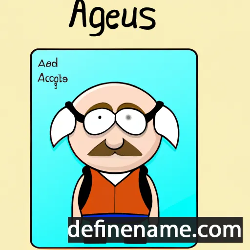 cartoon of the name Aegeus