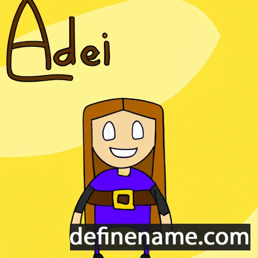 cartoon of the name Aelid