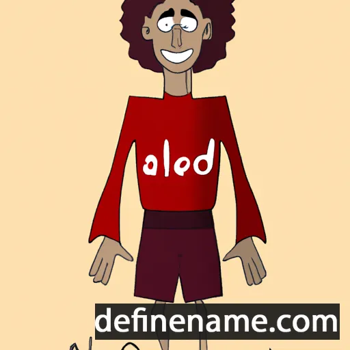 cartoon of the name Aelod