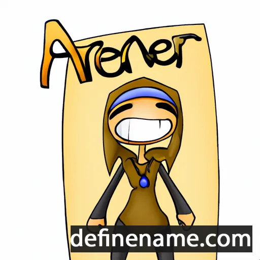 cartoon of the name Aenar