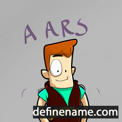 cartoon of the name Aeres