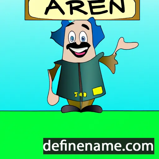 cartoon of the name Aerfen