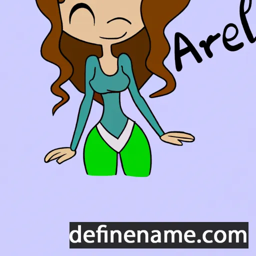 cartoon of the name Aeriel