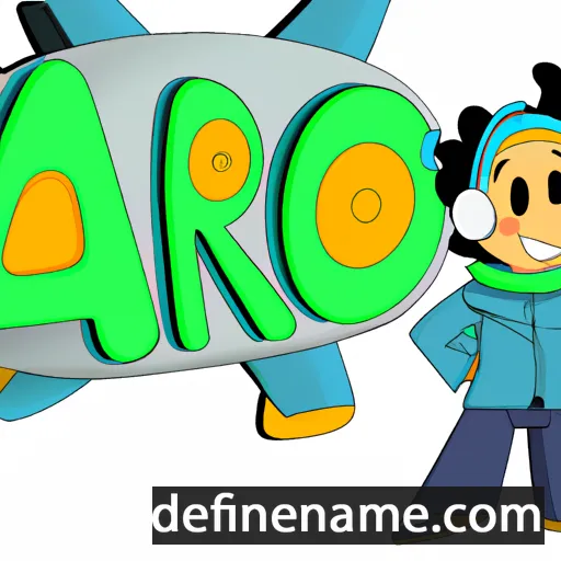 cartoon of the name Aero