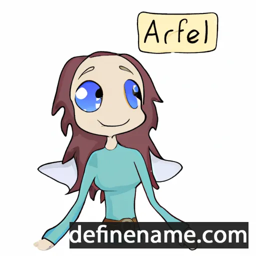 cartoon of the name Aeryal