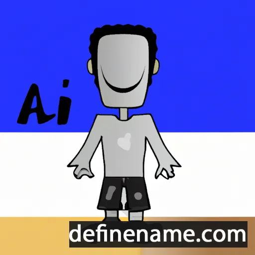 cartoon of the name Ái