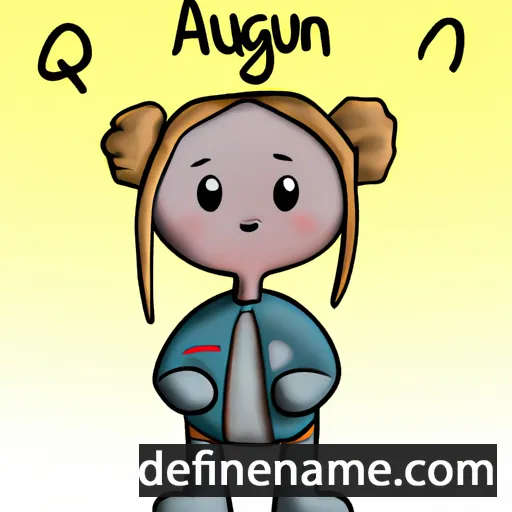 cartoon of the name Ågunn