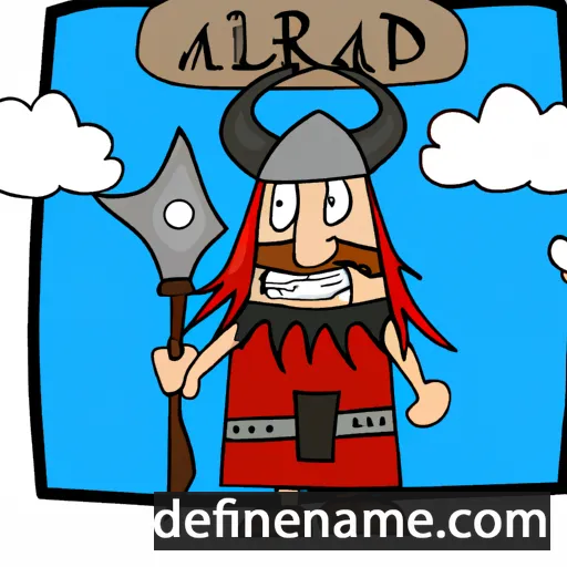 cartoon of the name Æðelgar