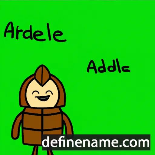 cartoon of the name Æðelhere