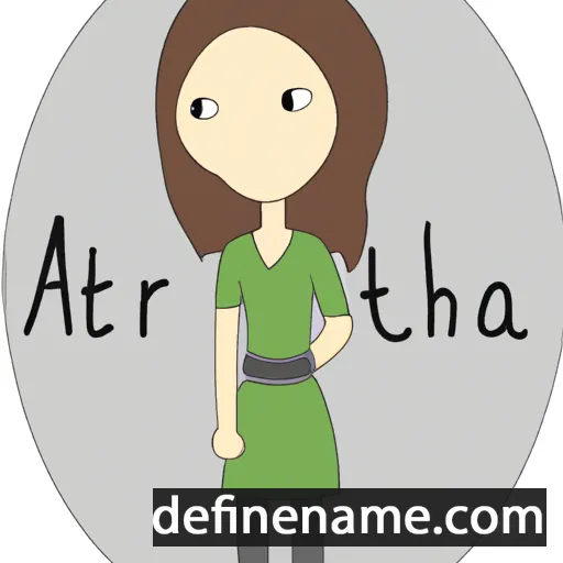 cartoon of the name Aethra