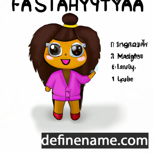 cartoon of the name Afanasiya