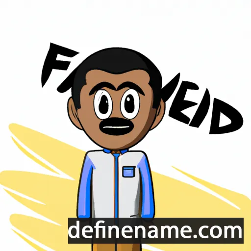 cartoon of the name Afendi