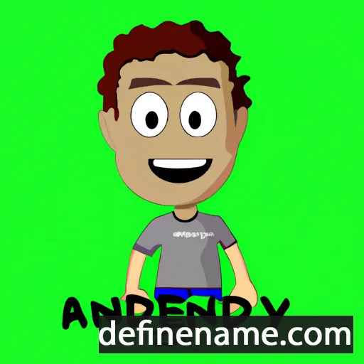 cartoon of the name Afendy