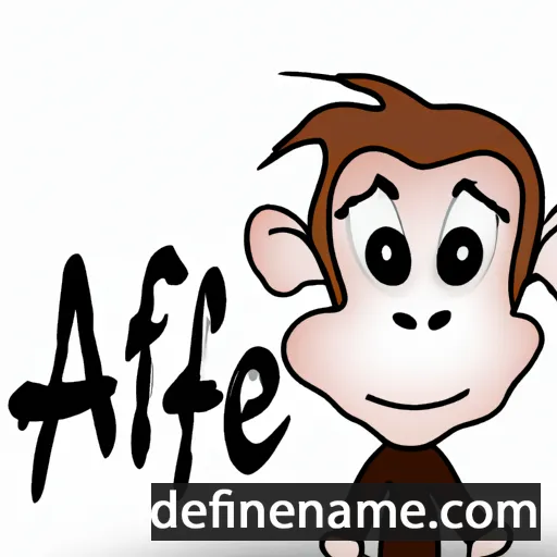 Affe cartoon