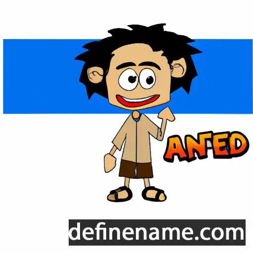 cartoon of the name Affendi