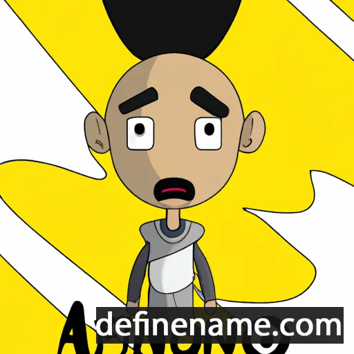 cartoon of the name Affiong