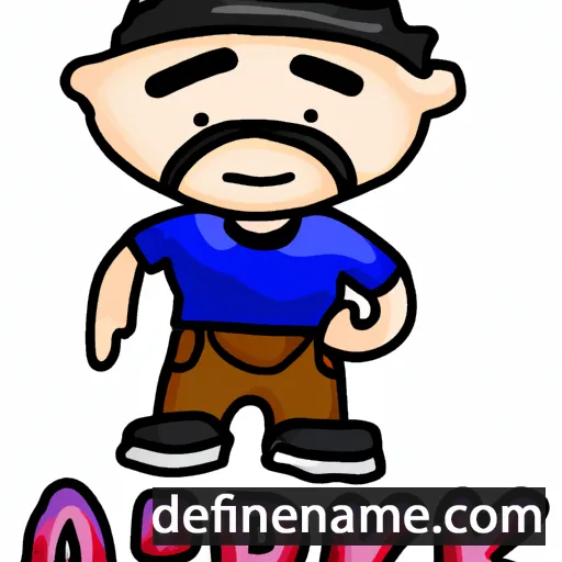 cartoon of the name Afik