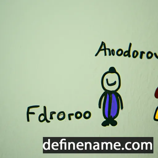 Afinodora cartoon