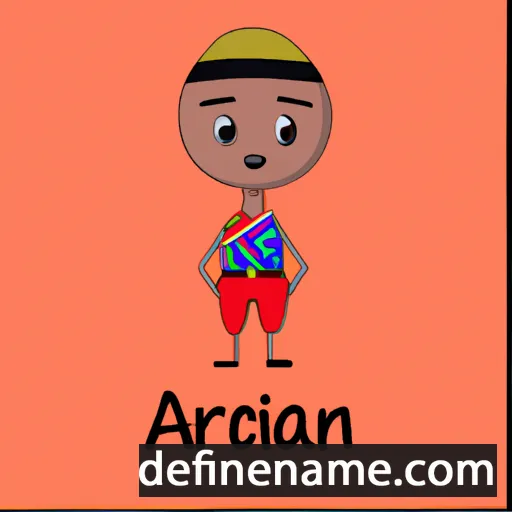 cartoon of the name Africain