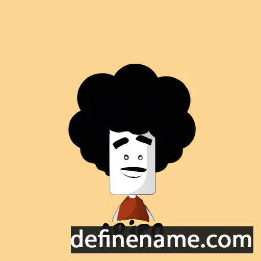 Afro cartoon