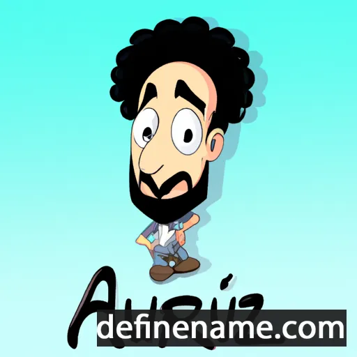 cartoon of the name Afrouz