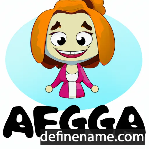 cartoon of the name Agafija