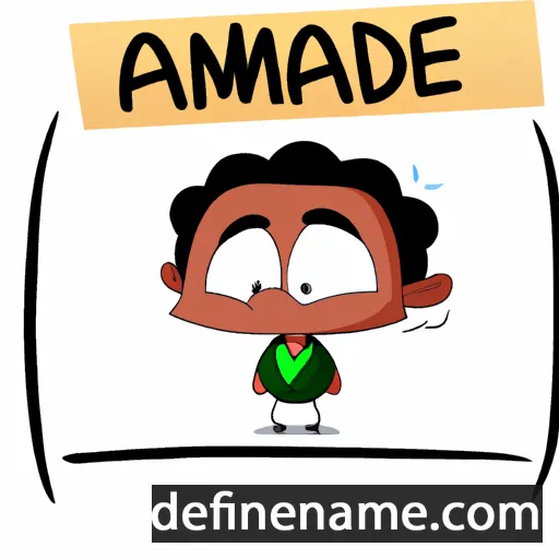 cartoon of the name Agamédé