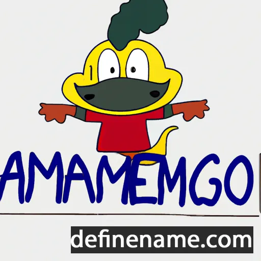 cartoon of the name Agamenão