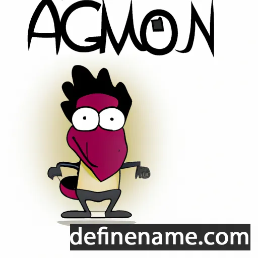 cartoon of the name Agamenón