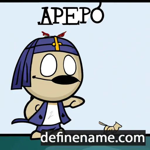 cartoon of the name Agapeto