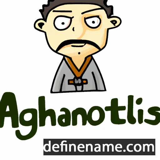 Agatharkhos cartoon