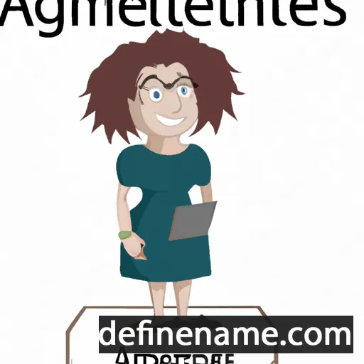 cartoon of the name Agathemeris