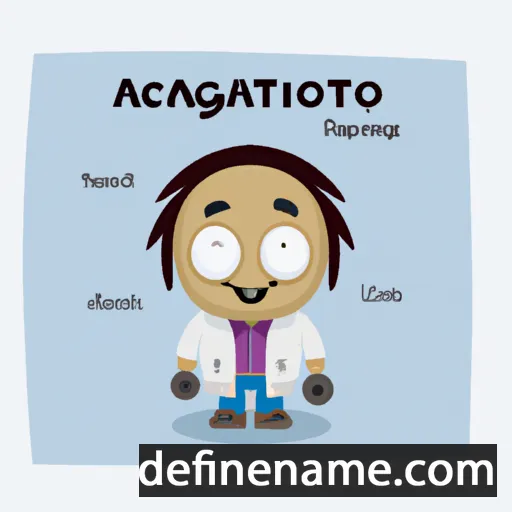 Agatonico cartoon