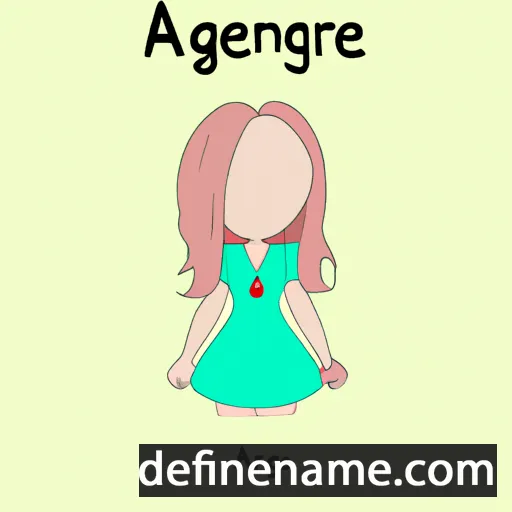 cartoon of the name Agénorine