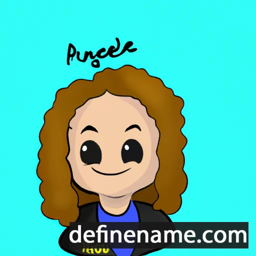 cartoon of the name Agenilde