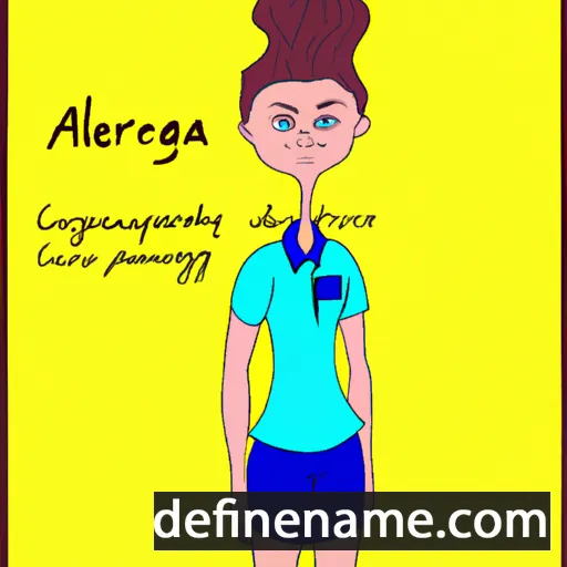 cartoon of the name Agenoria