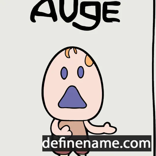 cartoon of the name Ageu