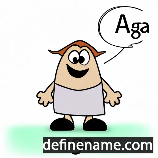 Agga cartoon